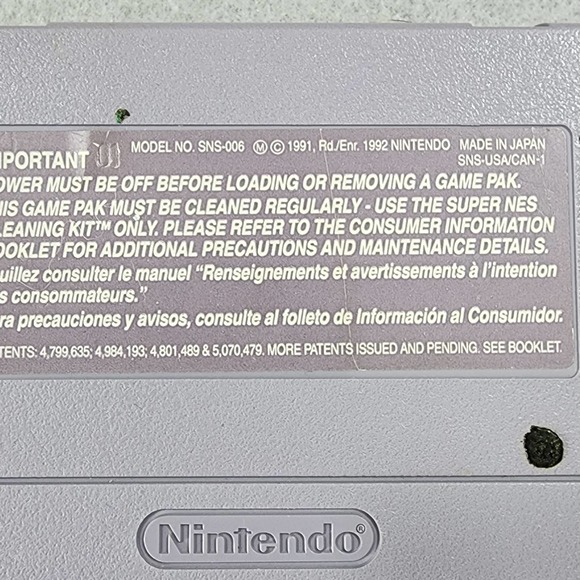 Dennis the Menace Super Nintendo (SNES 1991) Video Game Cartridge Only- Untested - Picture 5 of 5